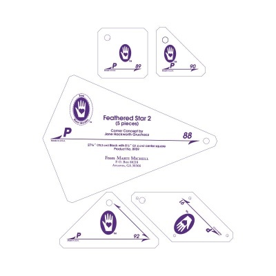 Marti Michell | Régua Featherd Star Set P