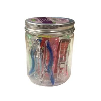 Pote de Molas Plásticas Grandes para Tecido