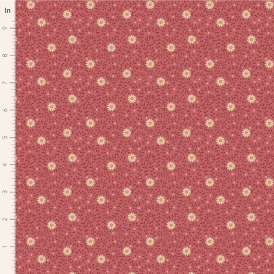 Tecido Tilda | Sanctuary - Daisydream Rhubarb