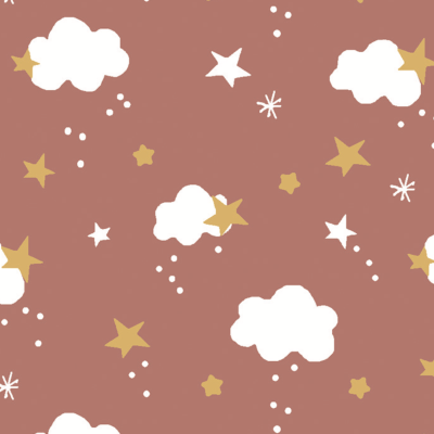 Tecido Nube - Tijolo