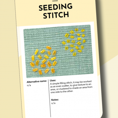 Cartas | The Essential Embroidery Stitches Cartas | The Essential Embroidery Stitches