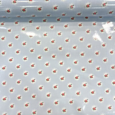 Tecido Plastificado | Charming Rose - Azul