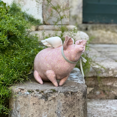 Kit Tilda | Piggy - Porquinho com Asas