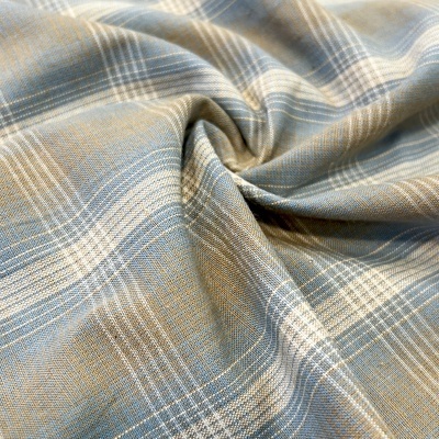 Tecido Japonês | Provence - Bege, Castanho e Azul