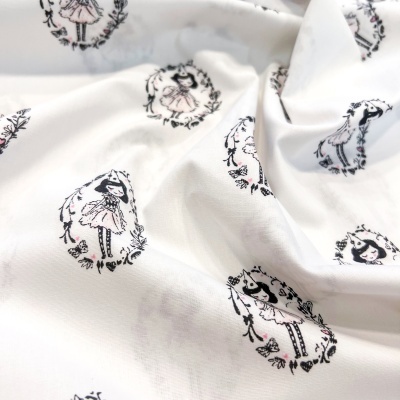 Tecido Poppy | Arlequeen - Branco