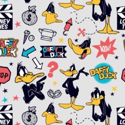 Tecido Warner Bros | Daffy Duck - Contemporary