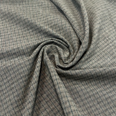 Tecido Japonês | Squares - Cinzento e Azul