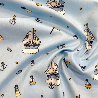 Tecido Poppy | Maritime - Azul Claro