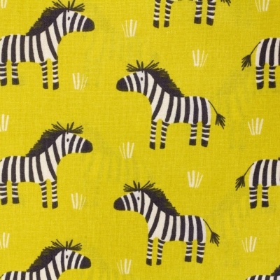Tecido Le Tissu by Domotex | Zebras - Verde Ácido