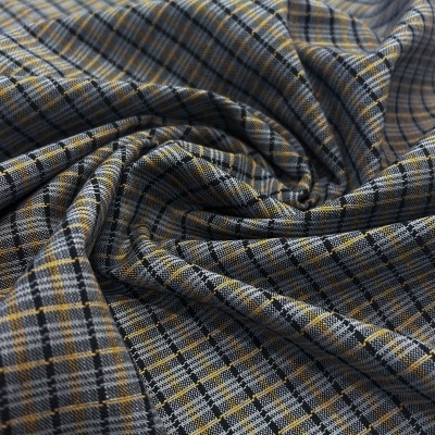 Tecido Japonês | Xadrez - Azul e Camel