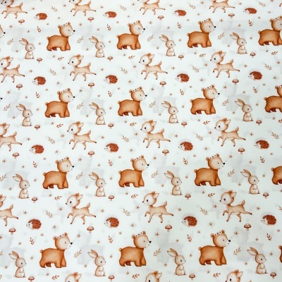 Tecido Pontotextil | Bosque - Branco