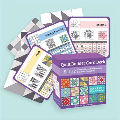 Quilt Builder Card Deck | 40 block, 8 layouts, Endless Possibilities - Set 2