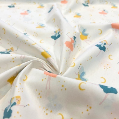 Tecido Poppy | Magical Fairy - Branco