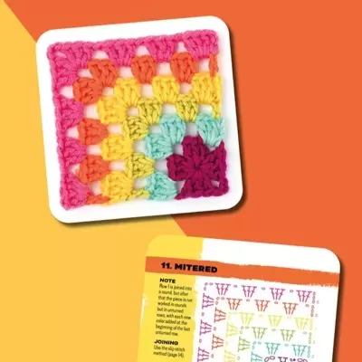 The Granny Square Card Deck + Booklet
