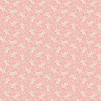 Tecido Windham | Laurel - Fresh Sprigs Petal Pink