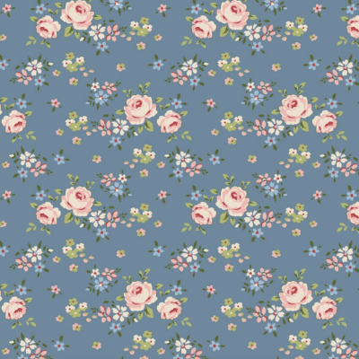 Tecido Tilda | Gracie - Blue