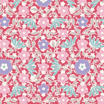 Tecido Tilda | Bon Voyage - Allison Red