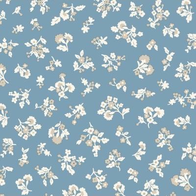 Tecido Liberty | Denim Florals - Tumbling Blooms B