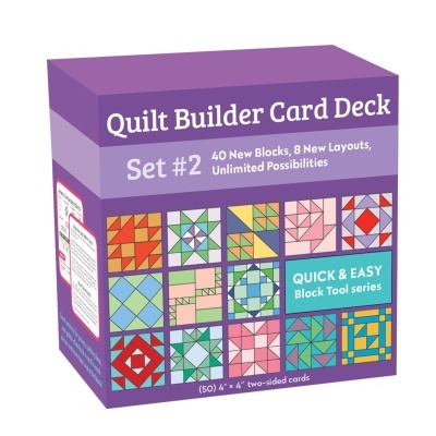 Quilt Builder Card Deck | 40 block, 8 layouts, Endless Possibilities - Set 2