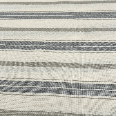 Linho Alentejano | Riscas - Bege e Cinza - 2,80m