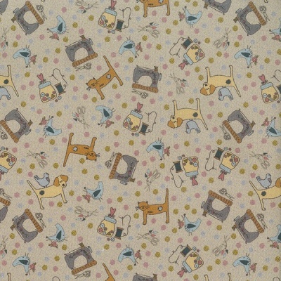 Tecido Lynette Anderson | One Stitch at a Time Sew - Buddies Caramel