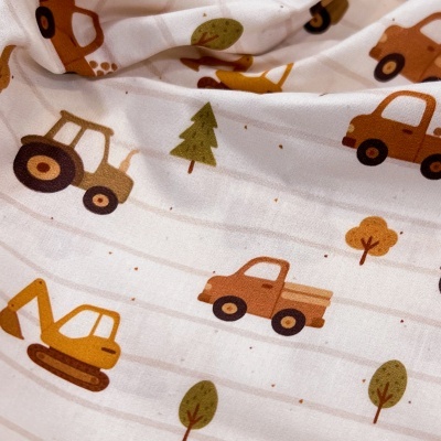 Tecido Pontotextil | Veículos - Bege