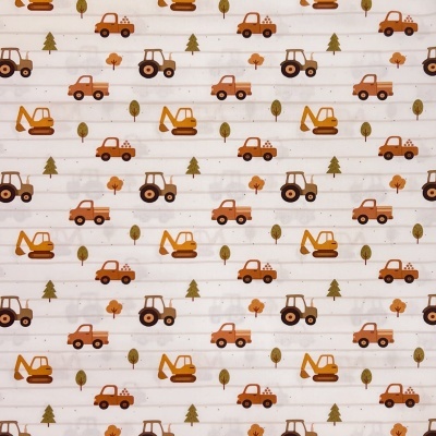 Tecido Pontotextil | Veículos - Bege