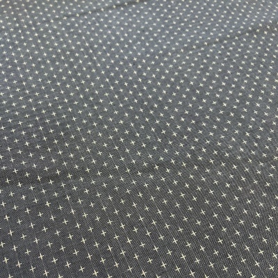 Tecido Japonês | Cross - Cinzento Escuro