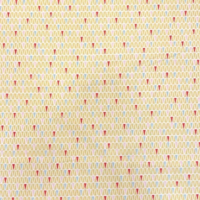 Tecido Le Tissu by Domotex | Triângulos - Amarelo