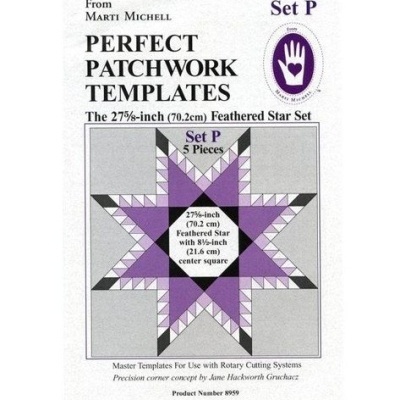 Marti Michell | Régua Featherd Star Set P