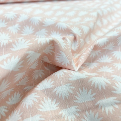 Tecido Le Tissu by Domotex | Folhas - Coral