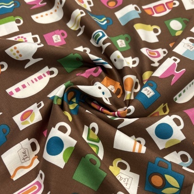 Tecido Windham | Cream and Sugar - Tea Cups