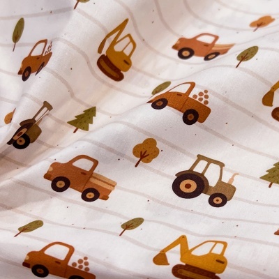 Tecido Pontotextil | Veículos - Bege