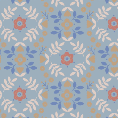 Tecido Katia | Horses Flower