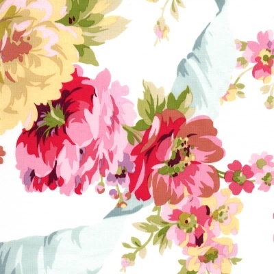 Tecido Anna Griffin | Rose - Branco