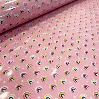 Tecido Plastificado | Arco Íris Pastilha