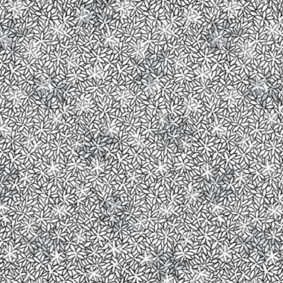 Tecido Stof | Colour Rhythm Flowers - Preto