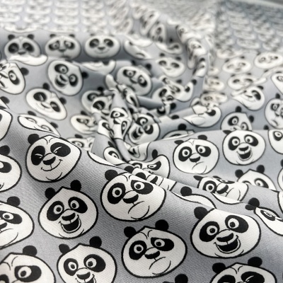 Tecido Poppy | Kung-Fu Panda - Cinzento