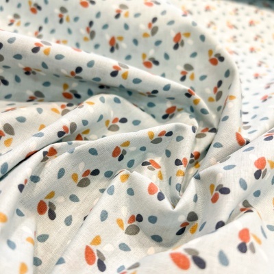 Tecido Le Tissu by Domotex | Folhas - Azul Claro