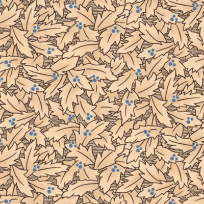 Tecido Stof | Colour Rhythm Leaves - Bege