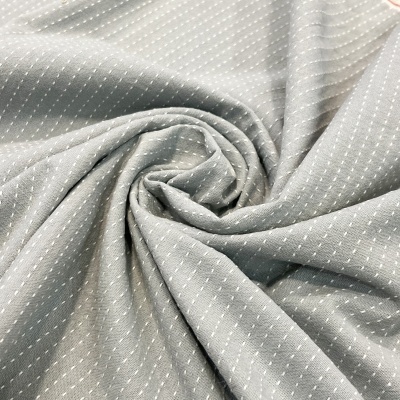 Tecido Japonês | Backstitch - Cinzento