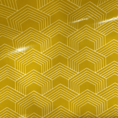 Tecido Plastificado | Geometric - Amarelo
