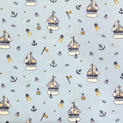 Tecido Poppy | Maritime - Azul Claro