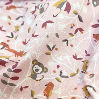 Tecido Le Tissu by Domotex | Jungle - Rosa