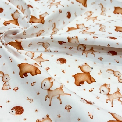 Tecido Pontotextil | Bosque - Branco