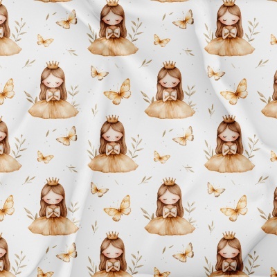 Tecido Pontotextil | Princesinha - Branco