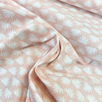 Tecido Le Tissu by Domotex | Folhas - Coral