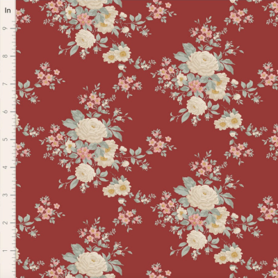 Tecido Tilda | Merry Little Christmas - Carol Burgundy