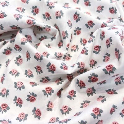 Tecido Poppy | Romantic - Branco