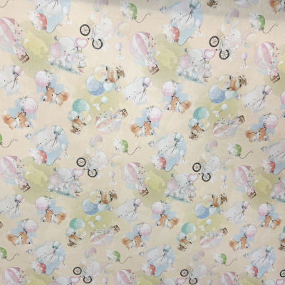 Tecido Plastificado | Balões - Amarelo